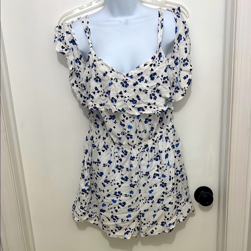 Floral Ruffle Romper